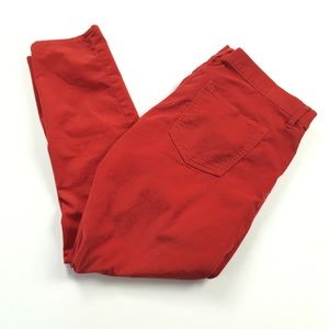 GAP Legging Jean‎ Red Corduroy Skinny Mid Rise Women’s Sz 16